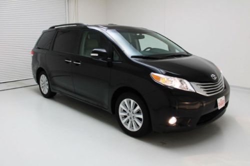 2013 toyota sienna - 1 own, backup camera, heated leather, moonroof, dvd player
