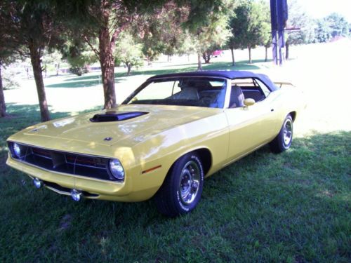 1970 plymouth barracuda convertible