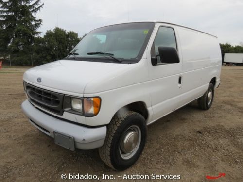 Ford f350 econoline service utility van 5.4l v-8 a/t cold a/c bidadoo