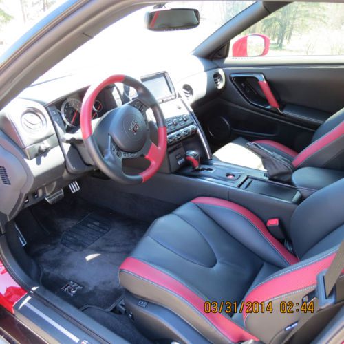 2014 Nissan GT-R Premium Black Edition Coupe - RED  - MINT Condition, US $98,500.00, image 11