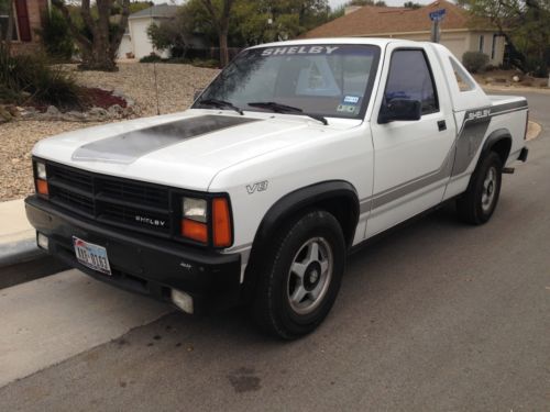 1989 dodge dakota shelby standard cab pickup 2-door 5.2l