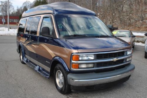 2002 chevrolet express conversion handicap van 84k serviced  no reserve !