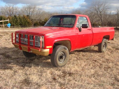 1985 chevrolet m1028 cucv k30 military truck dana 60 5/4 ton 4x4 farm m1028