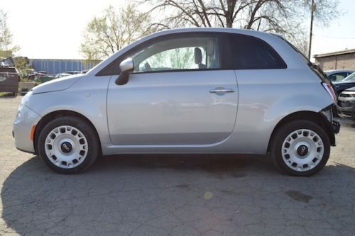 2012 Fiat 500 Pop Hatchback 1.4L Salvage RUNS! Economical Only 6273 Miles L@@K!!, US $5,100.00, image 3