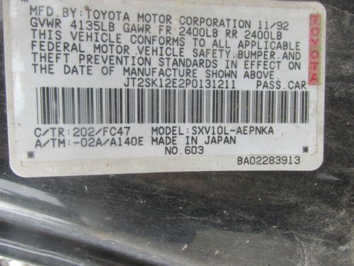 1993 Toyota Camry Base Sedan 4-Door 2.2L, US $600.00, image 9