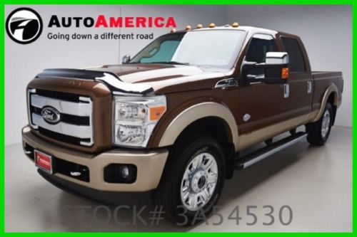 We finance! 5907 miles 2012 ford f-250 king ranch  turbo 6.7l v8 32v