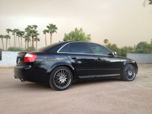 2005 audi s4 4.2l v8 black