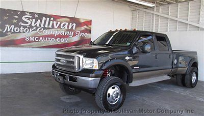 2005 ford f350 dually king ranch crew cab v8 6.0 power stroke turbo diesel