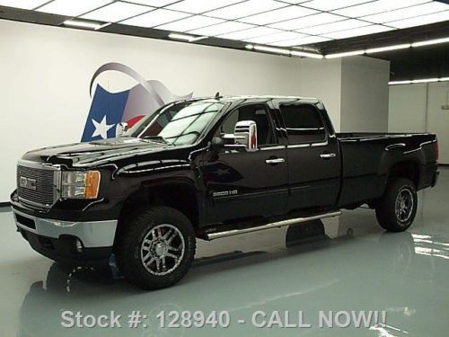 2011 gmc sierra 3500 slt crew diesel 4x4 leather 21k mi texas direct auto