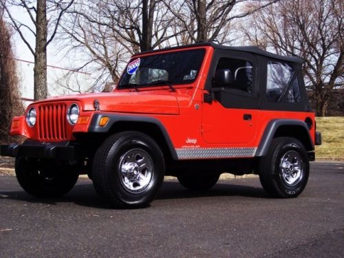 2006 jeep wrangler se 6 speed manual , air conditioning, low miles, mint