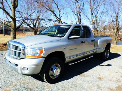 2006 dodge ram 3500 laramie  4x4 dually quad cab pickup 4-door 5.9l diesel