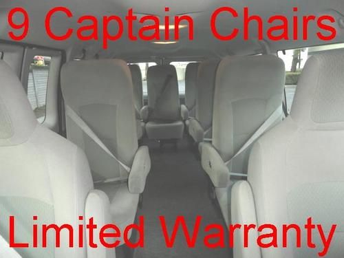 2010 ford e150 xlt e-series van 9 captain chairs