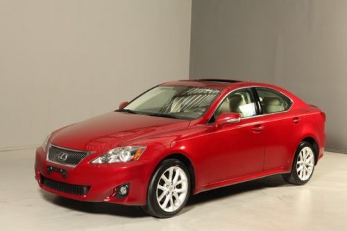 2011 lexus is250 awd sunroof xenons wood heat/cool seats spoiler keylessgo lux !