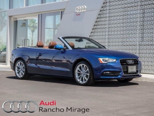 2014 audi a5 cabriolet cab scuba blue premium plus nav plus camera bang oluf