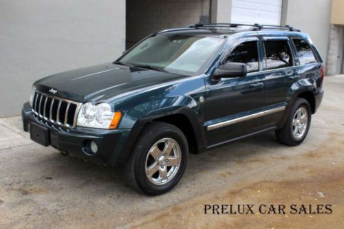 2005 jeep grand cherokee limited 5.7l hemi v8 4x4 navigation, sunroof, leather.