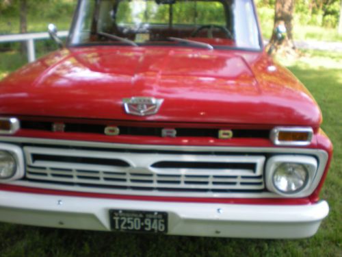 1966 FORD F 100 PICK UP TRUCK 8 FT BED, image 5