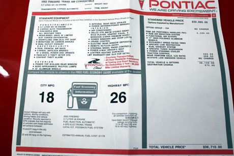 2002 Pontiac Trans-Am WS6, image 37