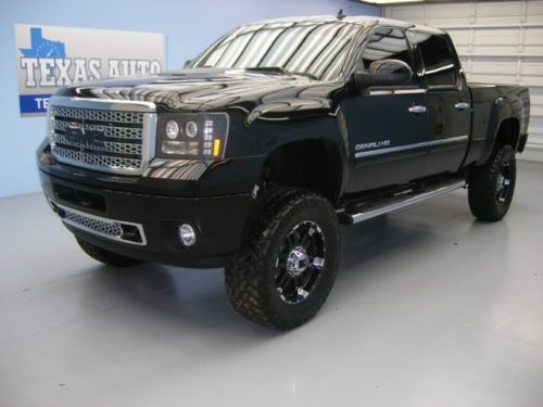 We finance!! 2011 gmc sierra 2500hd denali 4x4 diesel lifted roof nav texas auto