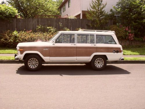 1985 jeep grand wagoneer 4wd all trac   west coast vehicle no rust good shape