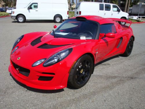 2011 lotus exige s260 final edition #24/30 - ardent red - extremely low miles!