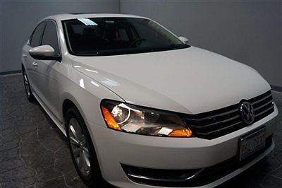 2012 volkswagen passat sel premium sedan navigation/sunroof leather blutooth sat