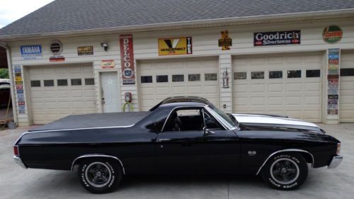 1971 el camino super sport...454 engine...nice black paint