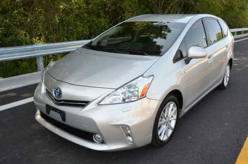 2013 toyota prius v package &#034;5&#034; hybrid hid navigation leather bluetooth priusv