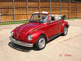 1974 volkswagen karmann super beetle convertible-rare!