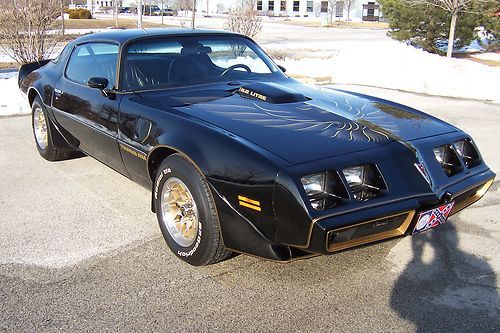 1979 pontiac trans am starlight black ws6 performance package bandit decals