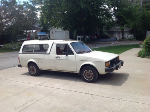 Volkswagen rabbit pick up truck 1981 diesel 5 speed