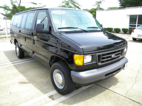 2006 ford e350 15 passenger van black in virginia