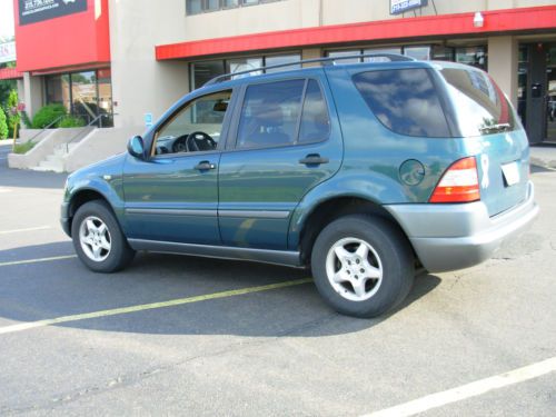 1998 mercedes benz ml320 (ml 320) runs good v-6 leather seats, green/beige inter