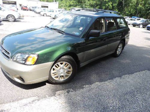 2002 subaru outback, no reserve, looks and runs fine, low miles, one owner