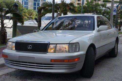 1992 lexus ls400 ls 400 luxury 130k miles sunroof leather power everything mint