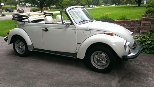 1979 volkswagon convertible karmann edition original unrestored 30k miles