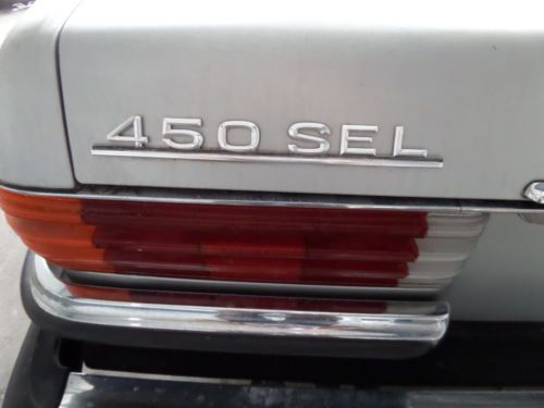 1980 Mercedes-Benz 450SEL Base Sedan 4-Door 4.5L SILVER, image 9
