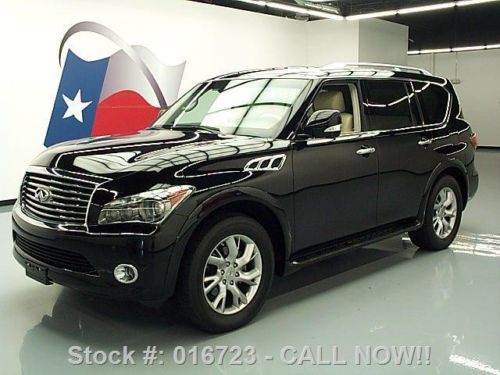 2012 infiniti qx56 4x4 theater sunroof nav dvd 20&#039;s 39k texas direct auto