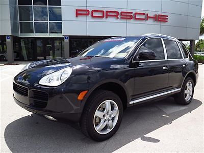 2006 porsche cayenne s basalt black 58k miles 2 owners clean carfax 847-812-3077