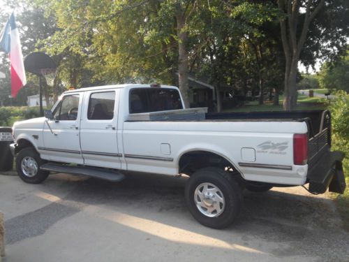 1995 ford f-350 xlt crew cab pickup 4-door 7.3l