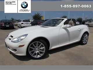 Slk350 slk 350 only 34k miles low miles 1-owner hardtop convertible sunny texas