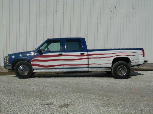 1994 chevrolet chev chevy c3500 pu pickup dually 1 ton 6.5 diesel turbocharge