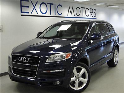 2007 audi q7 3.6 quattro s-line!! nav rear-cam pano 3rd-row 2tv htd-sts 20-whls