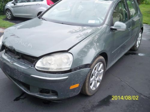 2006 vw rabbit salvage repairable rebuildable wrecked 47k sunroof ez fix runs