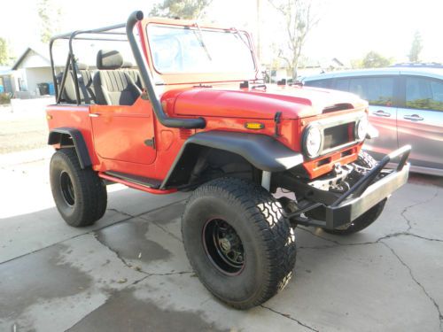 1974 Toyota Land Cruiser FJ40 Fuel Injected 350 4 Speed Disk Brakes, image 6