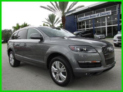 10 gray q-7 3.6 premium 3.6l v6 24v awd 7-passenger suv *navigation *low miles