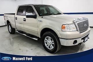 06 ford f-150 crew cab lariat 4x4 comfortable leather seats, low miles!