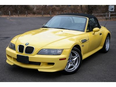 1999 bmw m roadster dakar yellow convertible florida serviced 5speed manual
