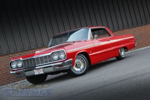 1964 chevy impala ss 2-dr hardtop coupe, 4-spd, 327ci, professionally restored