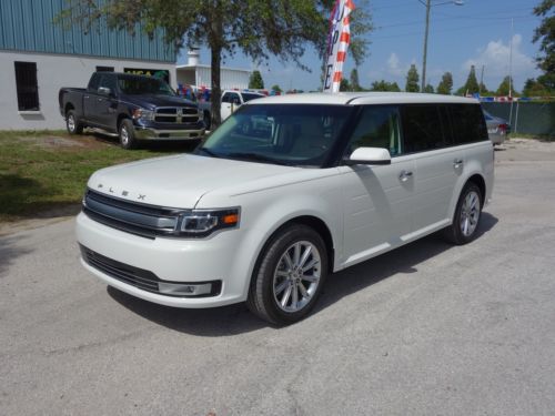 2014 ford flex limited 3.5l v6 navi camera leather w/heated bluetooth third row