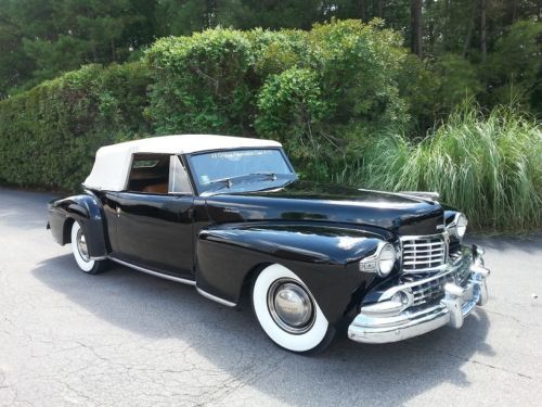 1948 lincoln continental cabriolet unrestored survivor ccca  museum quality 50,